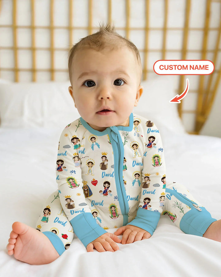 Custom Name Mother Mary Bamboo Convertible Zippy
