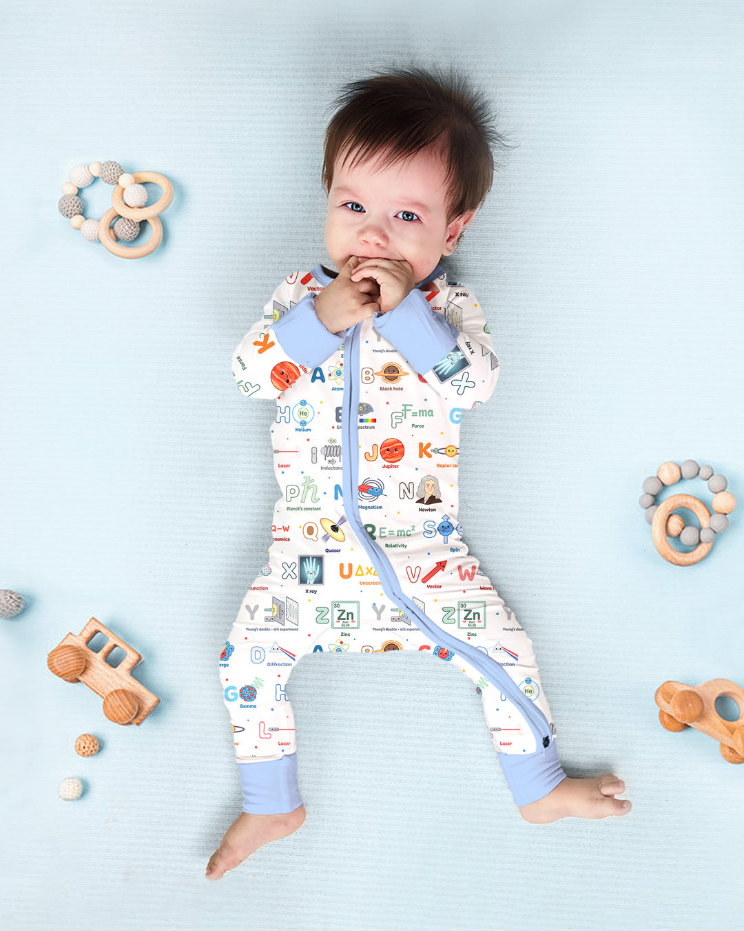 The Physics Alphabet Bamboo Convertible Zippy