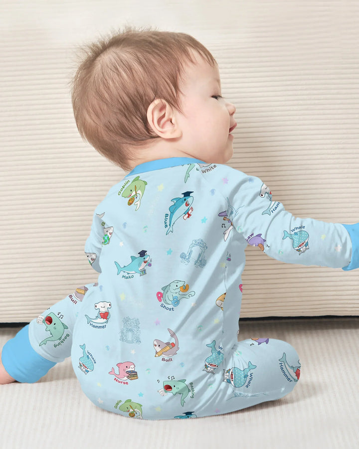 Shark School Bamboo Convertible Zippy