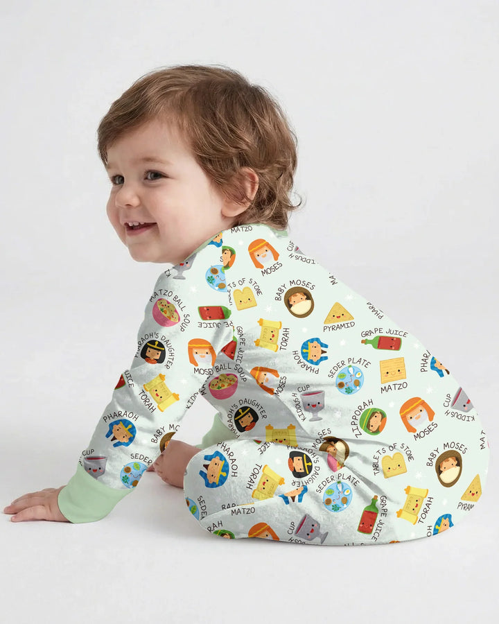 Cute Passover Characters Bamboo Convertible Zippy