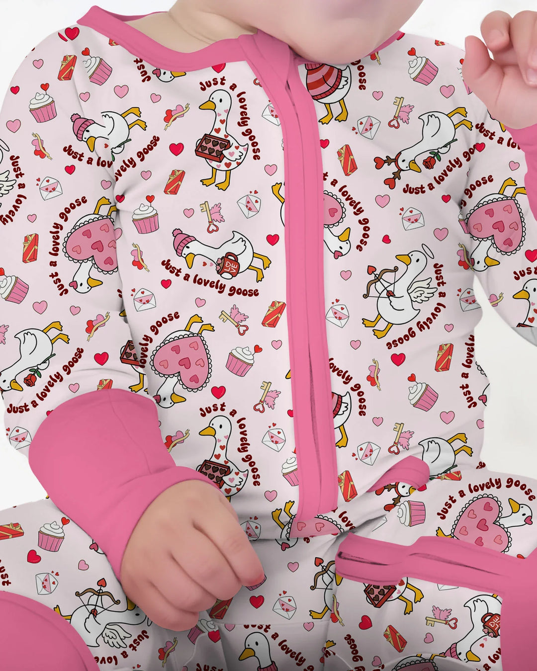 Valentine Silly Goose Bamboo Convertible Zippy