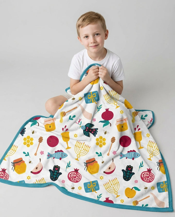 Shanah Tovah Party Bamboo Blanket