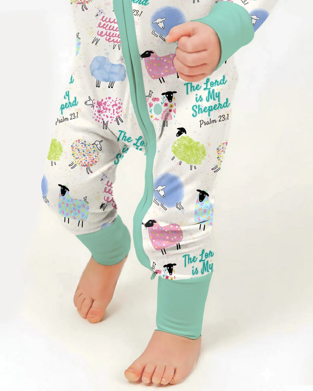 The Lord Is My Shepherd Psalm 23 Bamboo Convertible Zippy