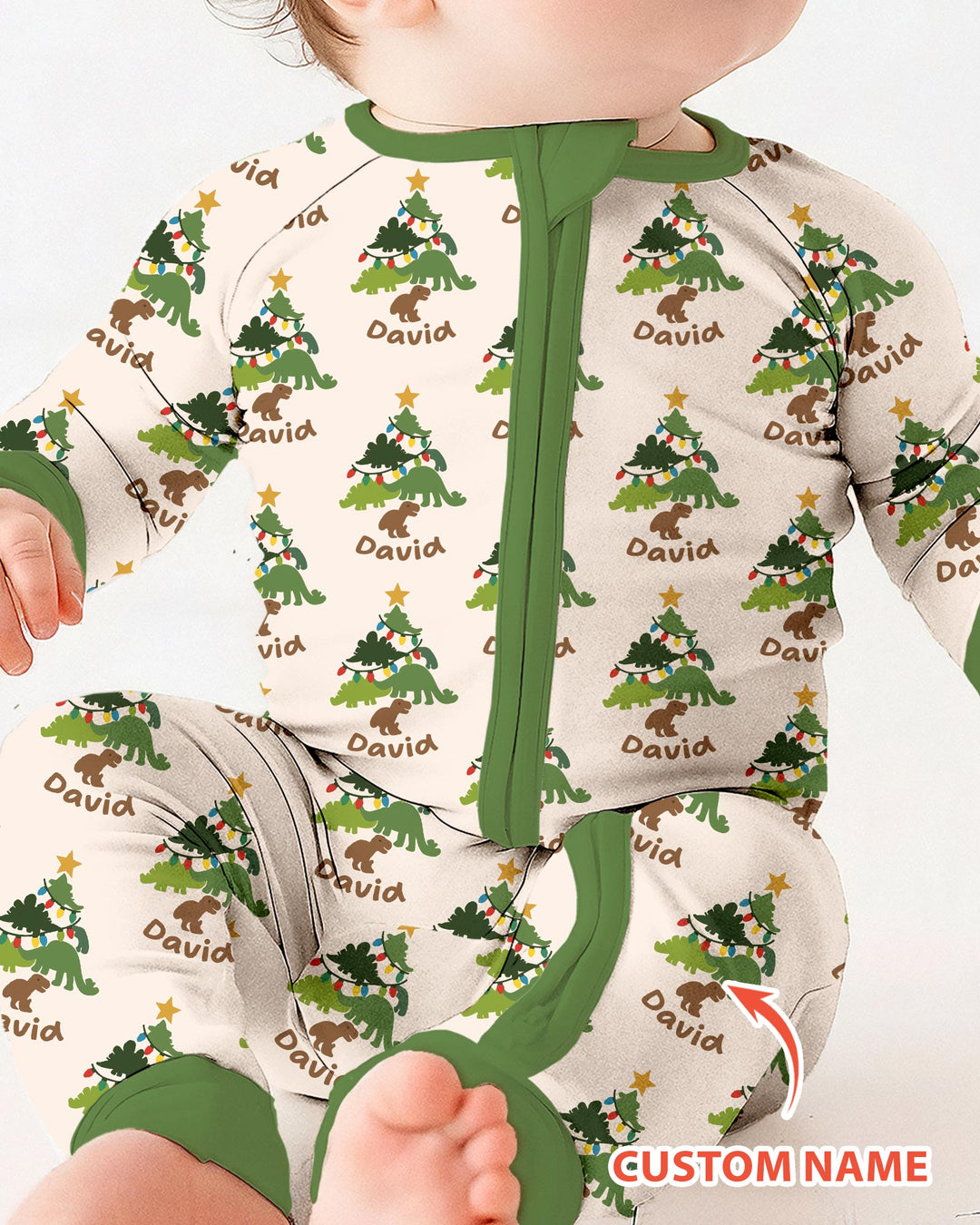 Dino Christmas Tree Bamboo Convertible Zippy