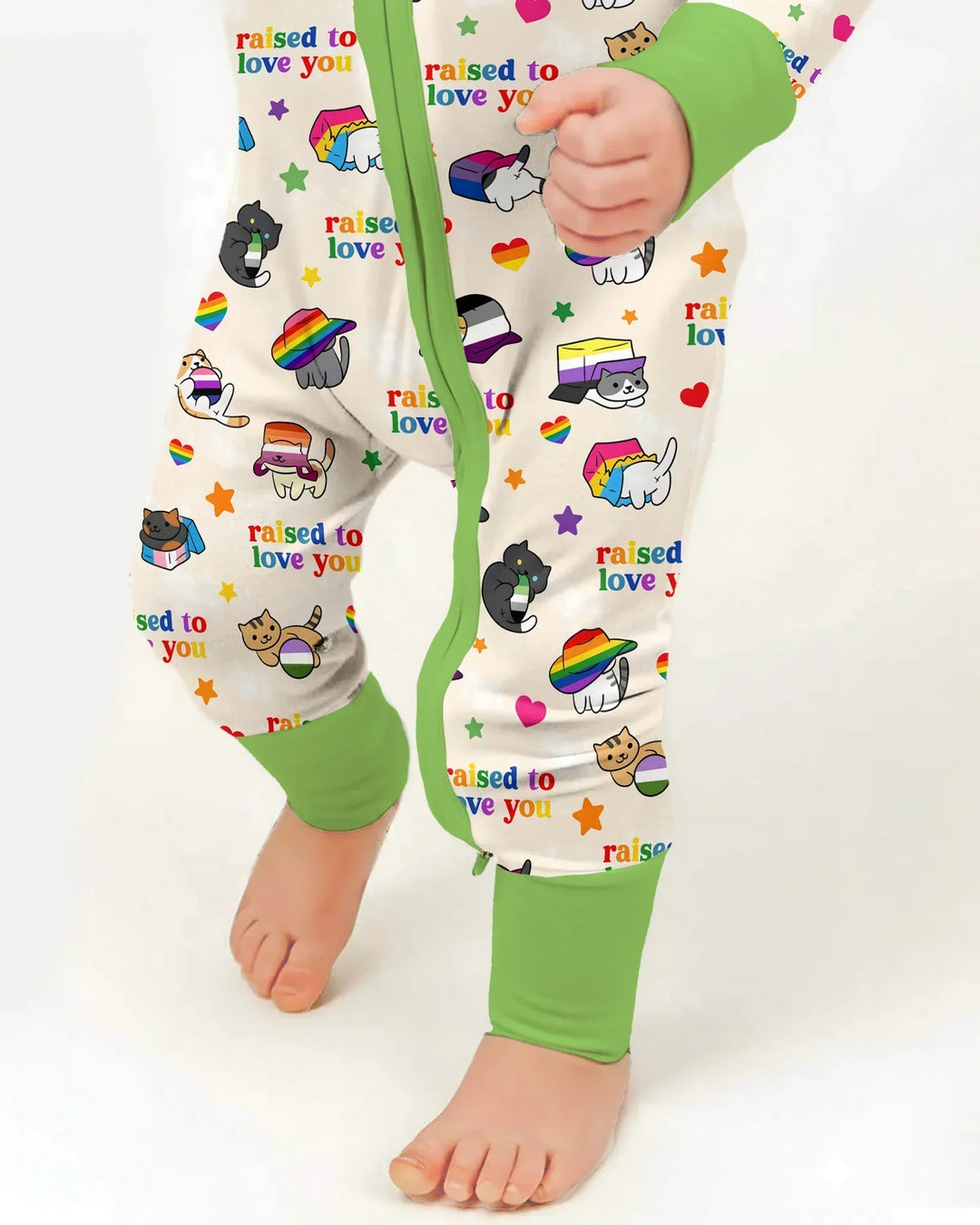 Rainbow Paws Family Matching Bamboo Convertible Zippy
