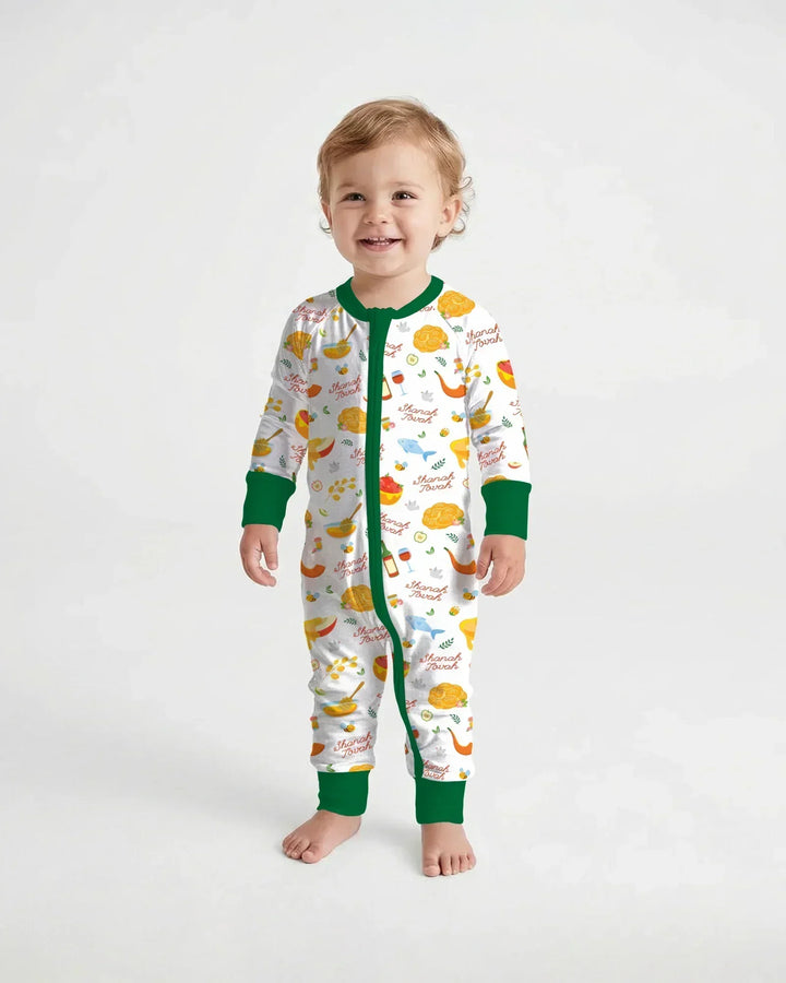Shanah Tovah Family Matching Bamboo Convertible Zippy