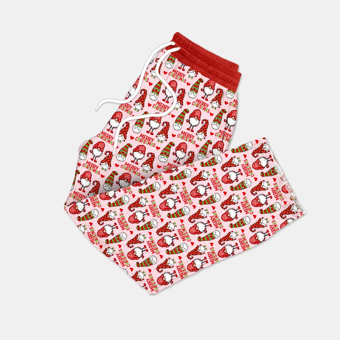 Gnomie Christmas Bamboo Men's Pajama Set