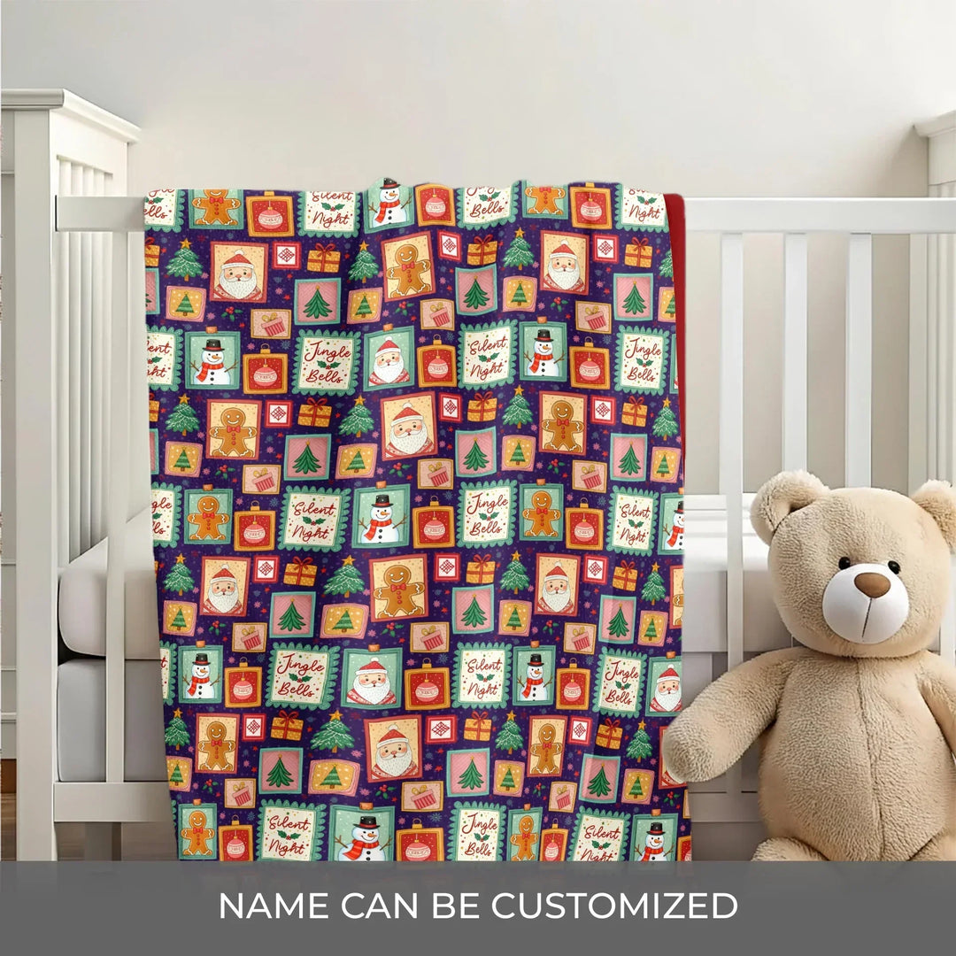 Magical Christmas Night Bamboo Blanket