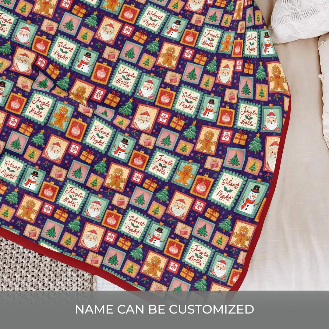 Magical Christmas Night Bamboo Blanket