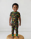 Peace Love Juneteenth Bamboo Two Piece Short Sleeve Pajama Set