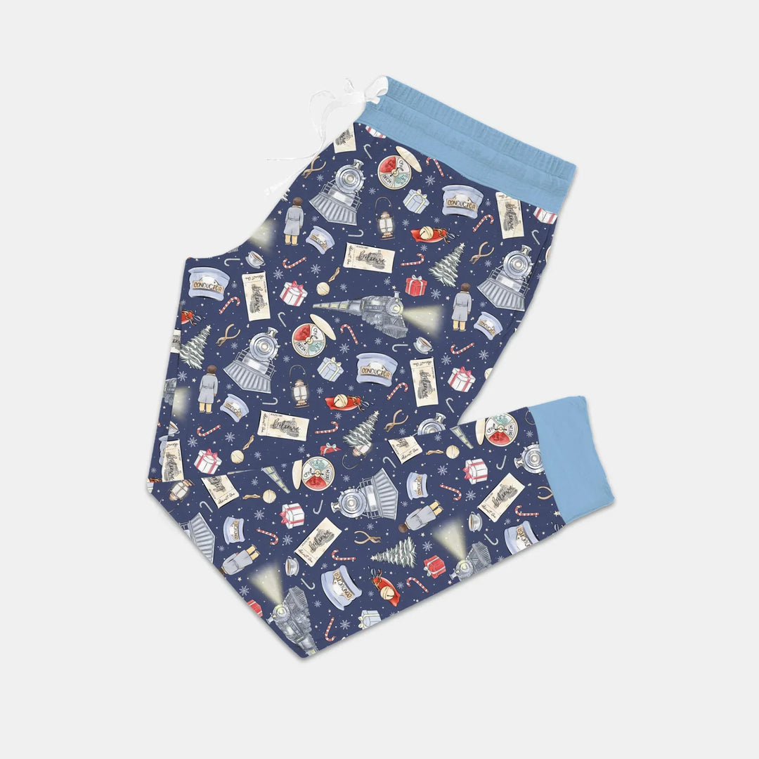 Christmas Train Bamboo Women Pajama Set