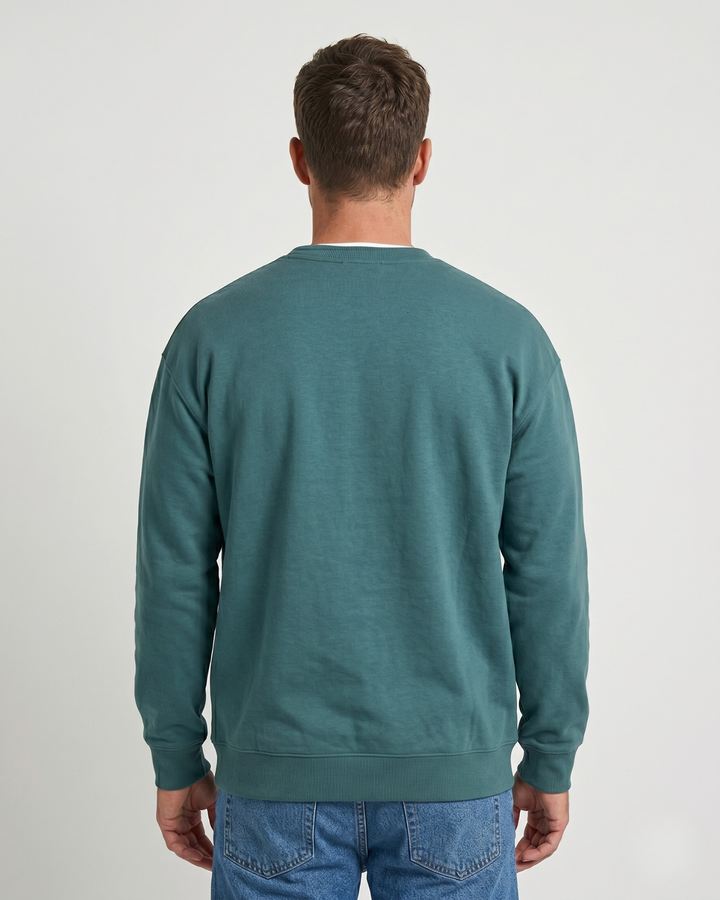 Solid Color Bamboo Adult Crewneck Sweatshirt