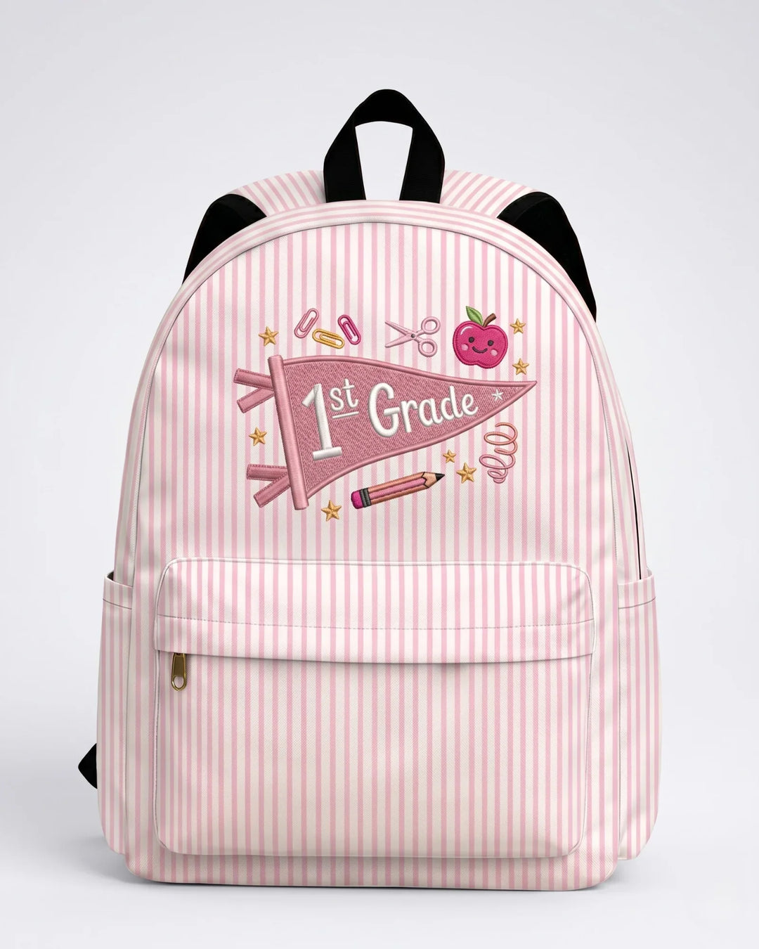 1ST Grade Level Pennant Embroidered Backpack