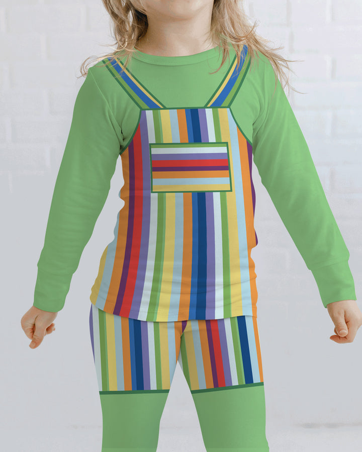 Template Bamboo Two Piece Long Sleeve Pyjamas Set