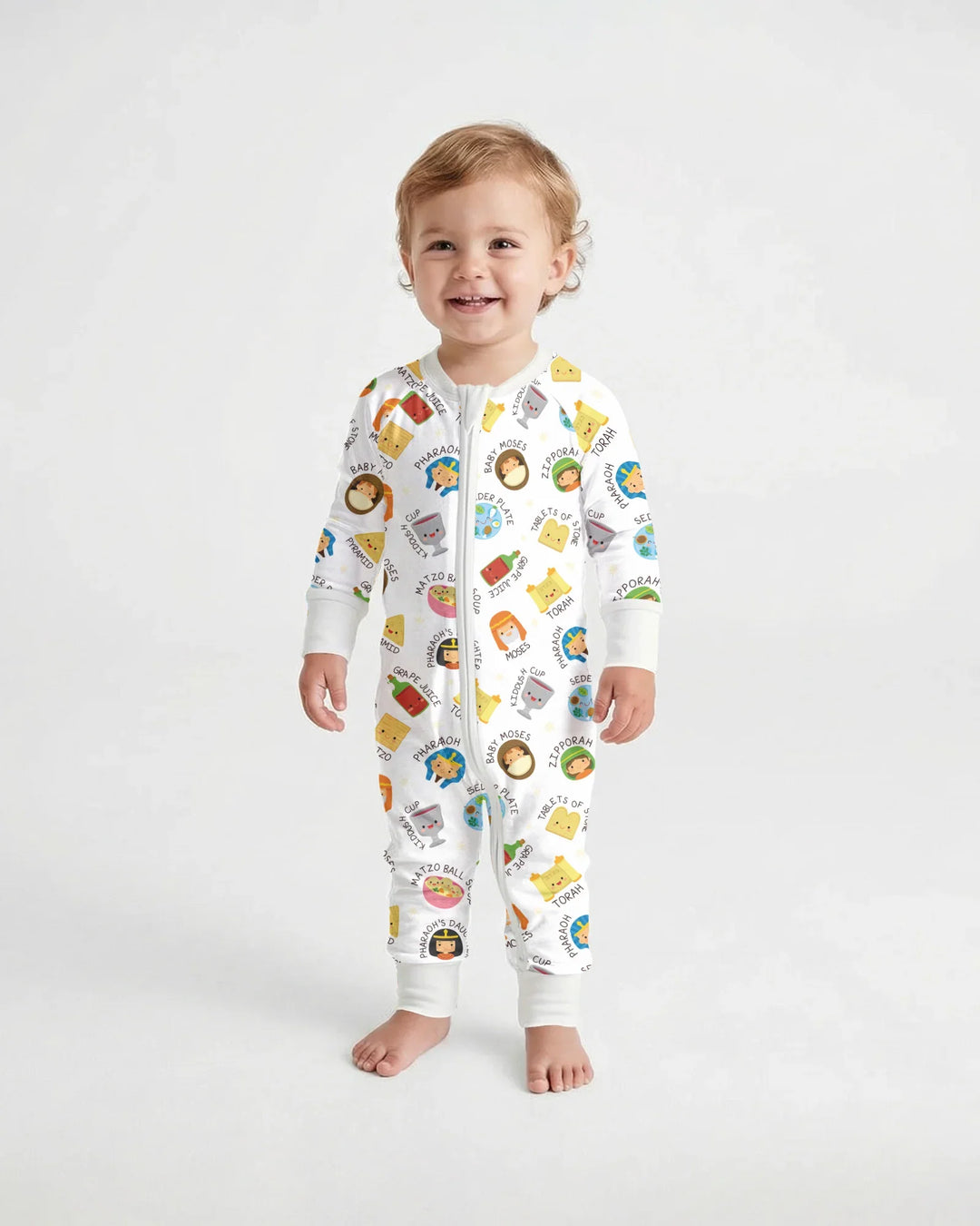 Cute Passover Characters Bamboo Convertible Zippy