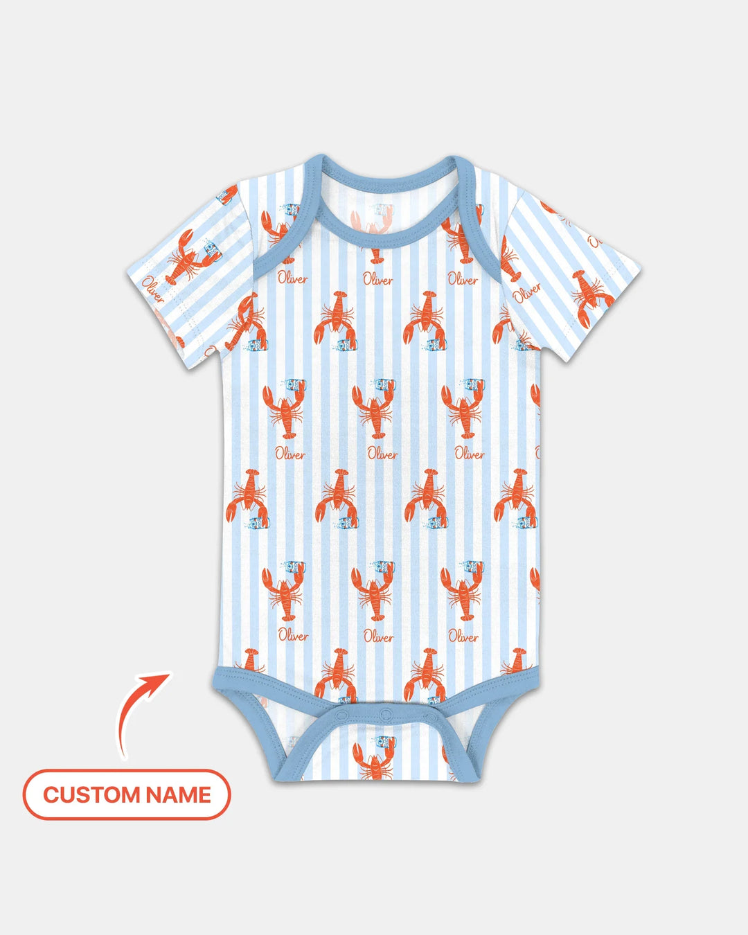Custom Name Crawfish Beer Season Bamboo Bodysuit