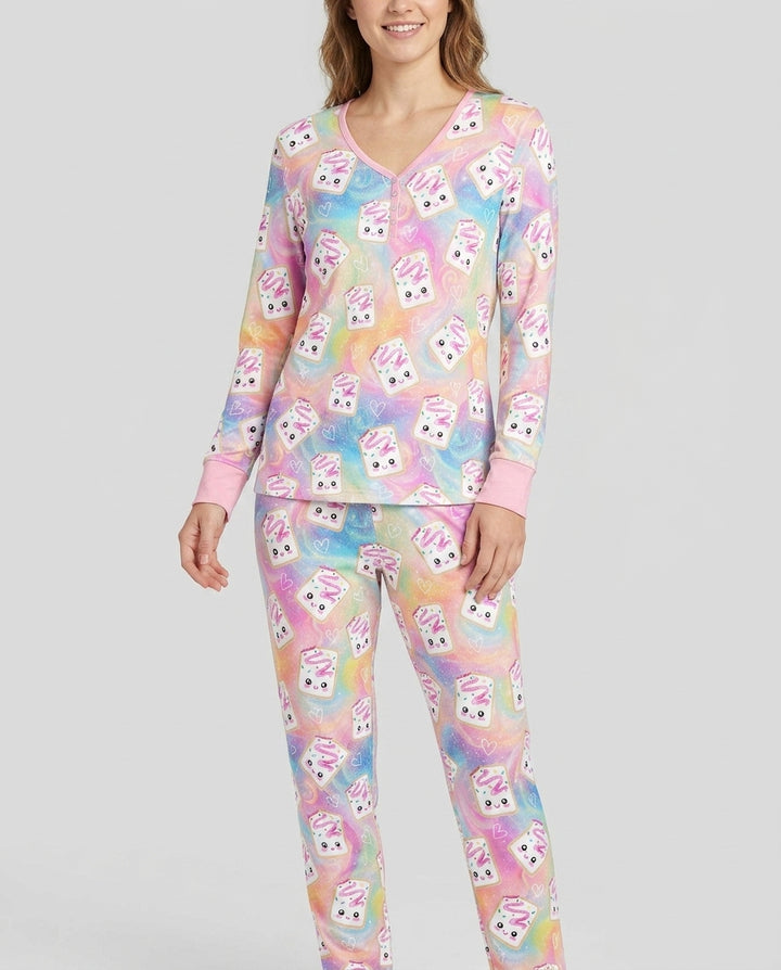 Kawaii Sprinkle Pastry  Bamboo Women Pajama Set