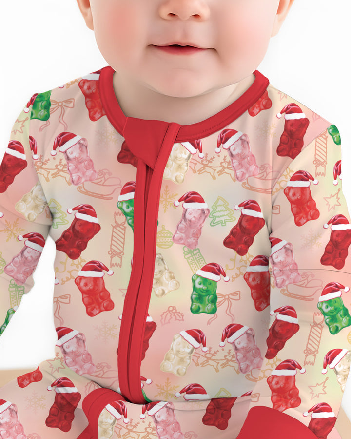 Gummy Bear Santa Christmas Bamboo Convertible Zippy