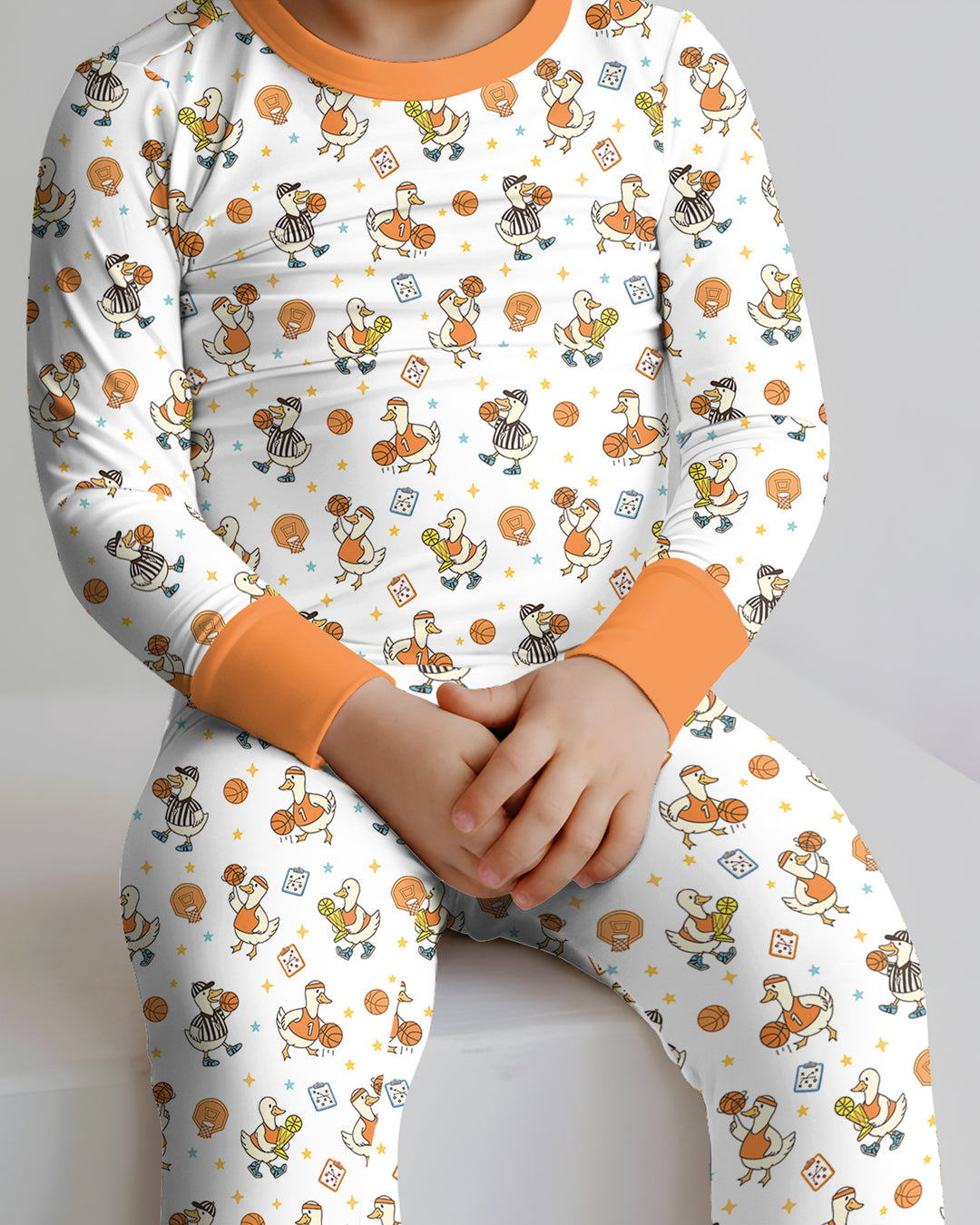 Template Bamboo Two Piece Long Sleeve Pyjamas Set