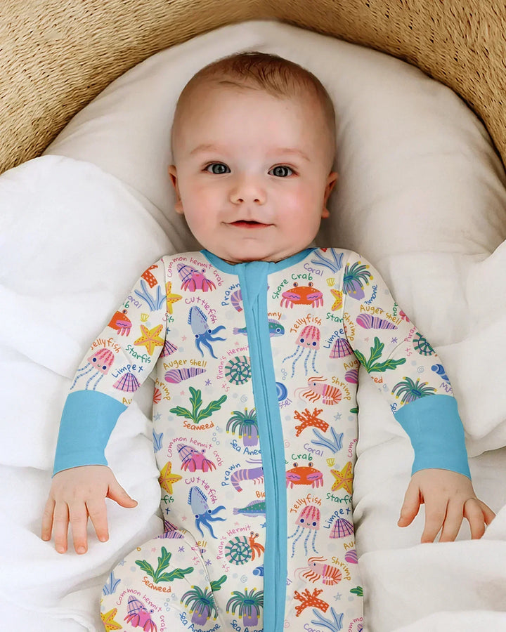 Tide Pool Pals Bamboo Convertible Zippy