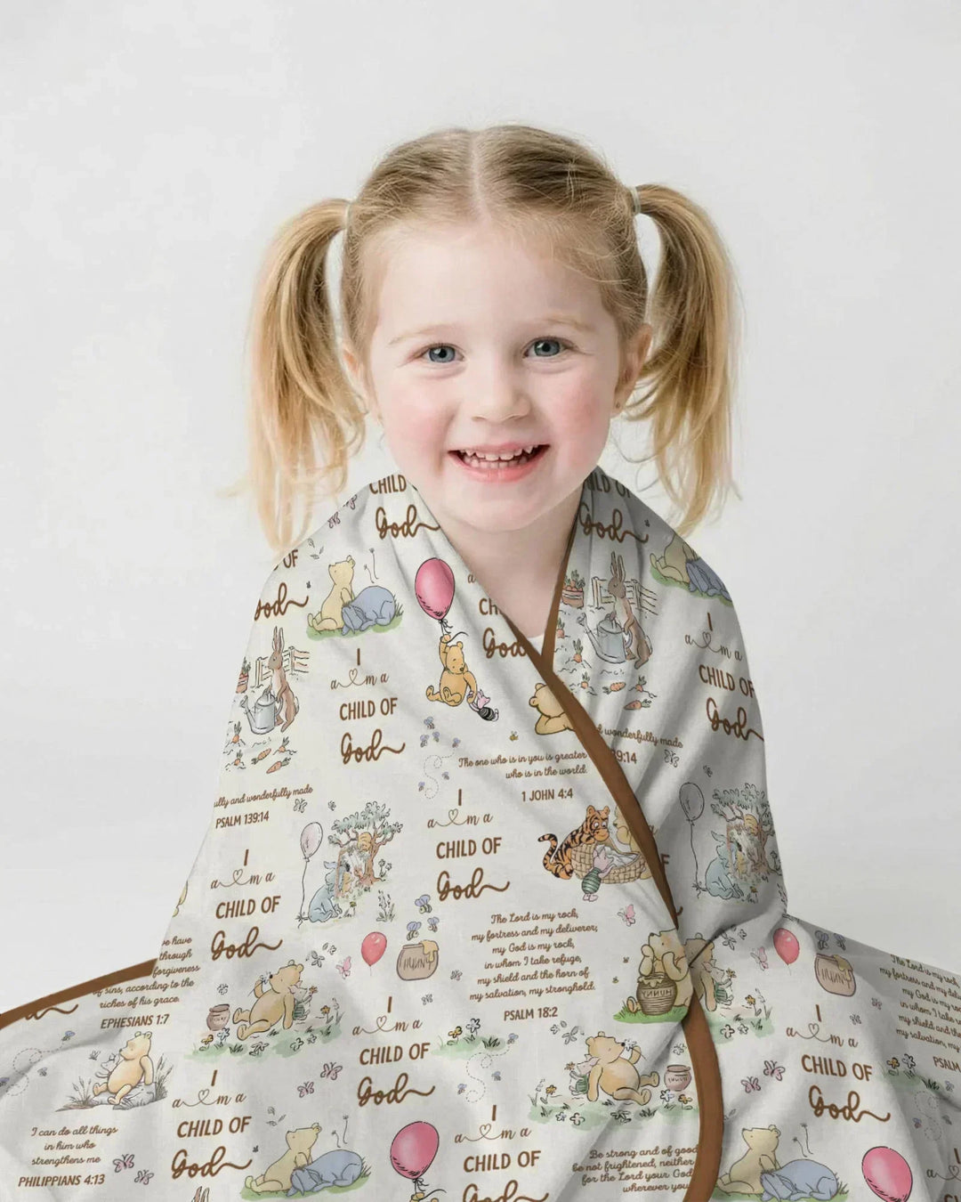 Child of God Whimsy Woodland Bamboo Blanket