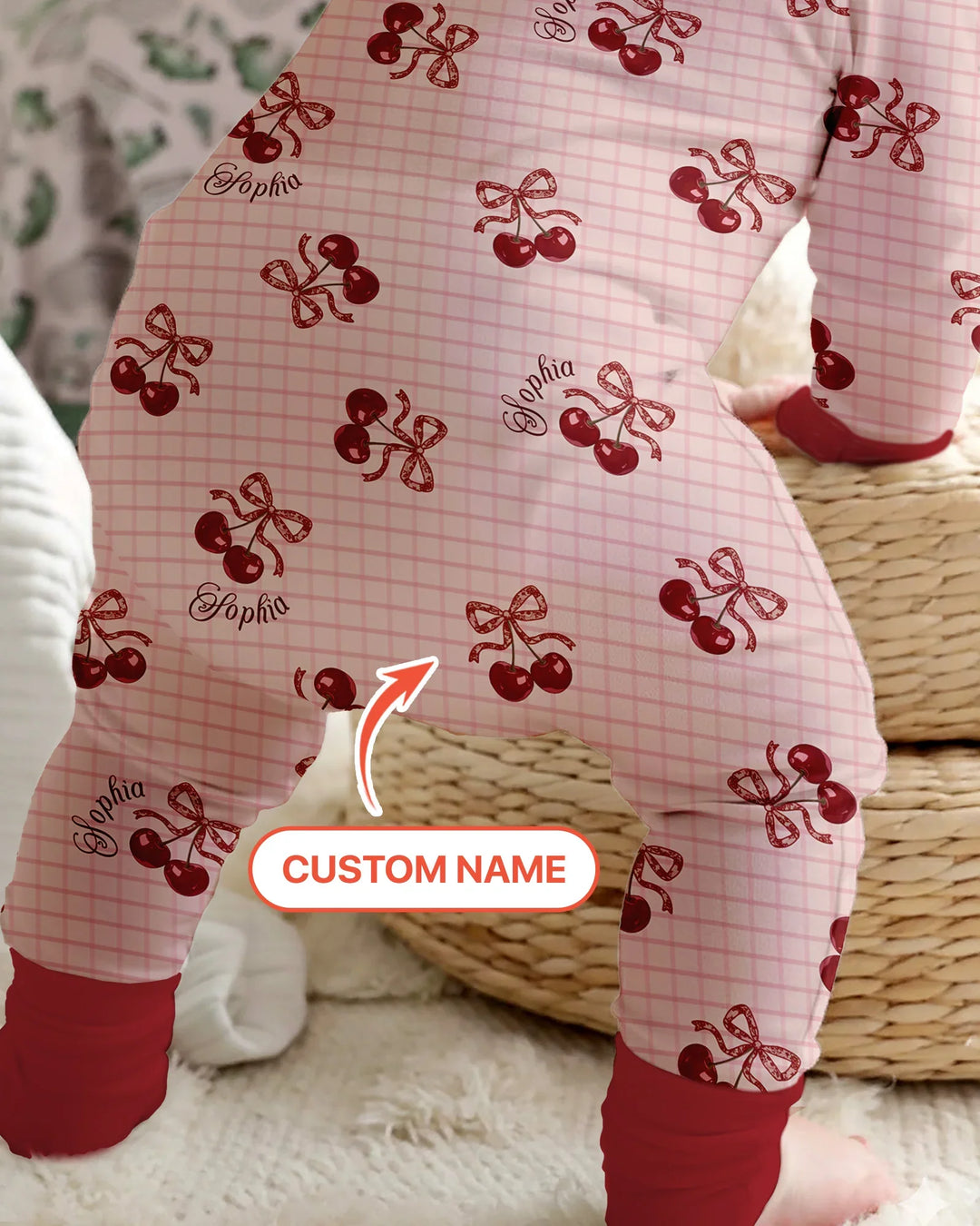 Cherry Mom and Me Bamboo Convertible Zippy