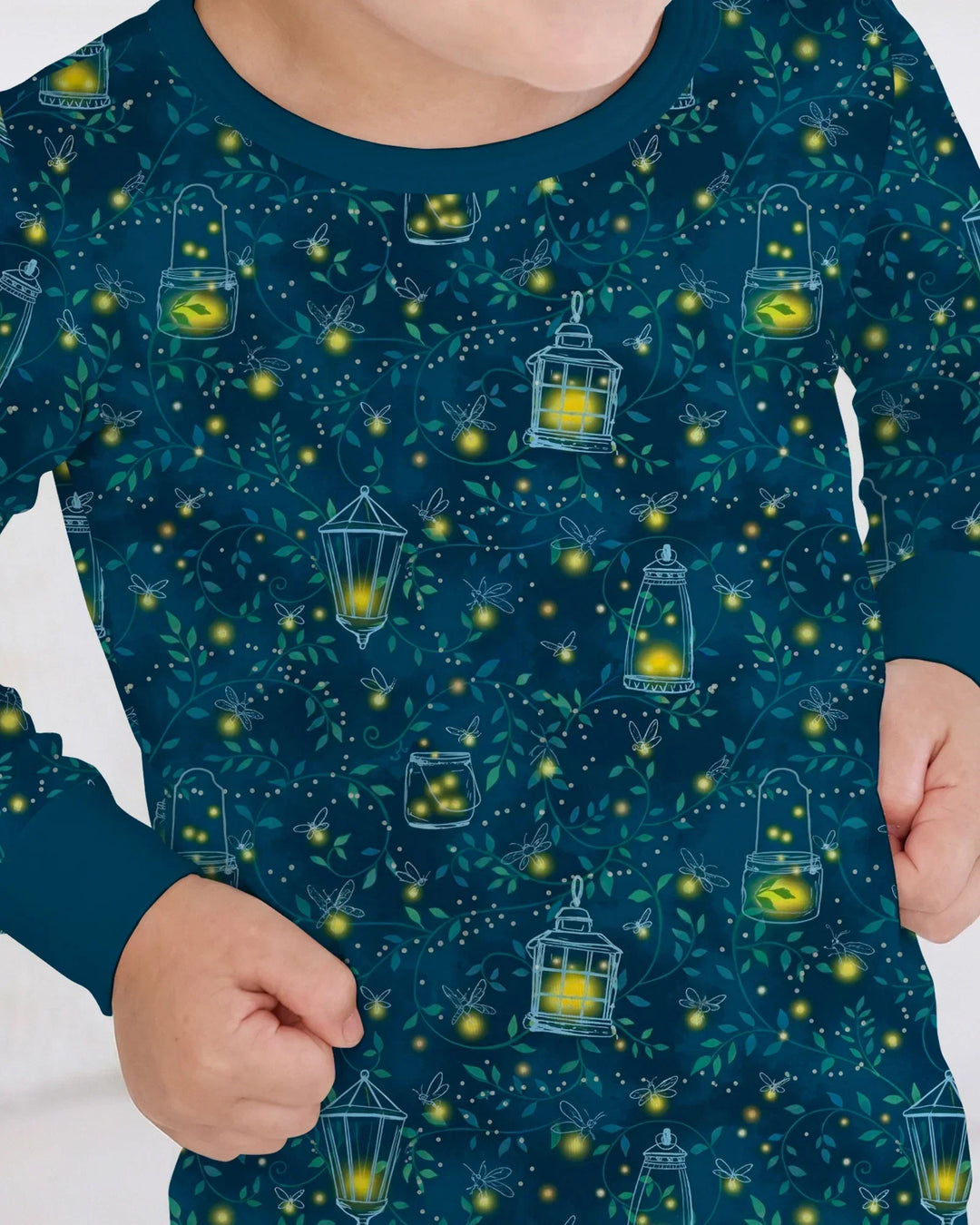 Firefly Evening Forest Bamboo Two Piece Long Sleeve Pajama Set