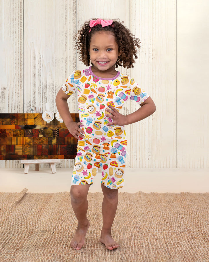 In My Squishies Era Bamboo Two Piece Short Sleeve Shorts Pajama Set