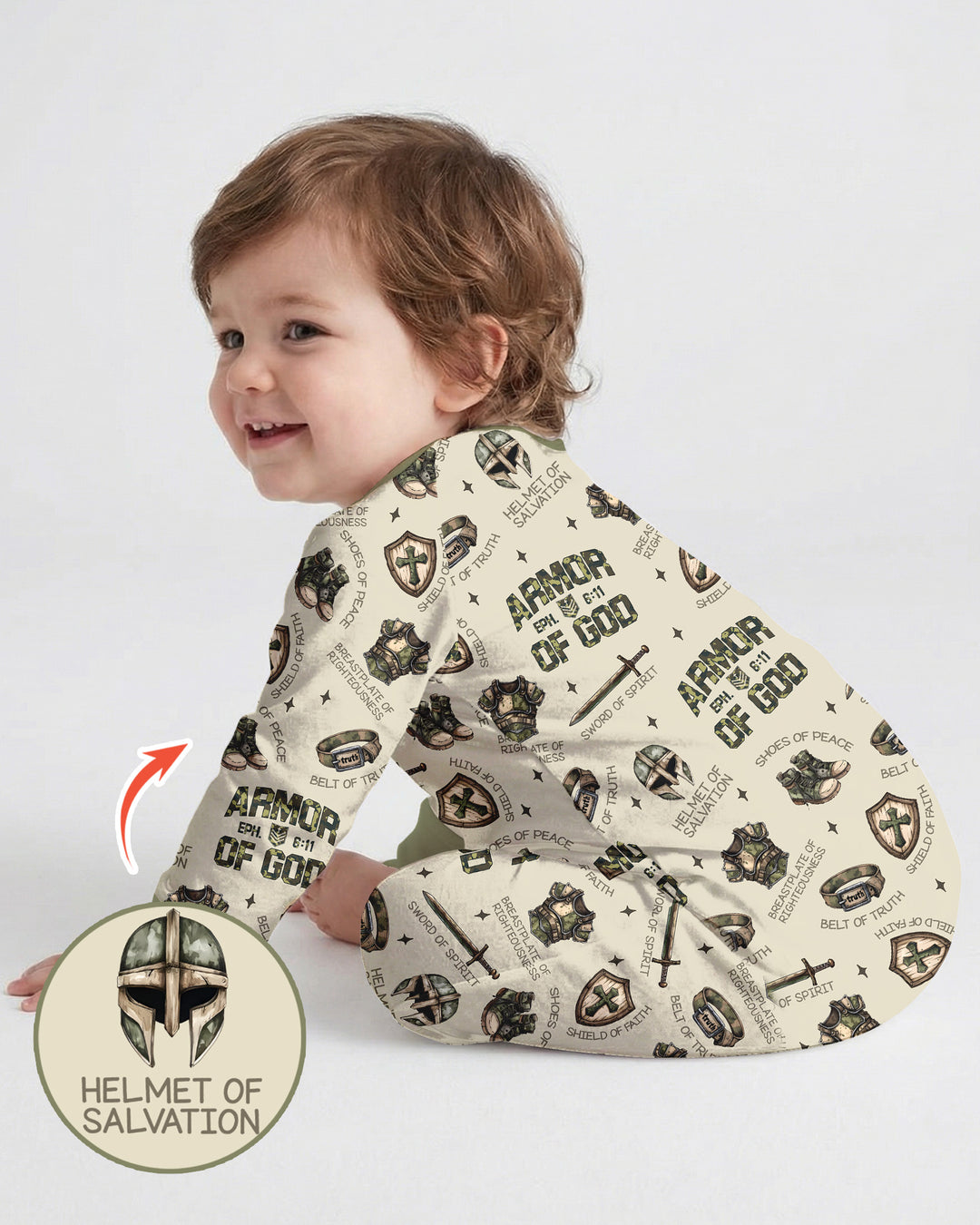 Camo Armor Of God Bamboo Convertible Zippy