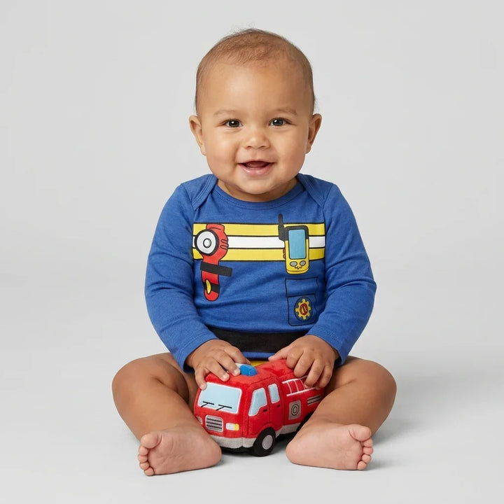 Future Fireman Crew Bamboo Bodysuit