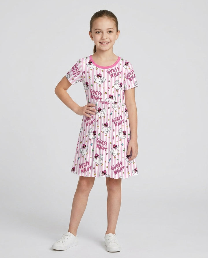 Guess What Chicken Butt! Bamboo Twirl Dress
