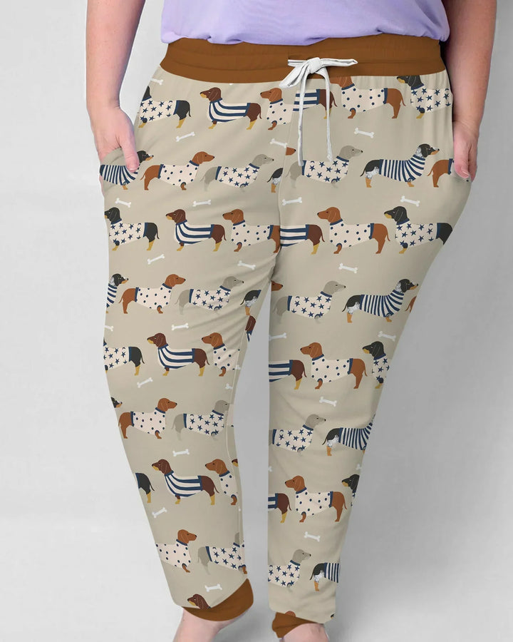 Cute Wieners Bamboo Women Pajama Set