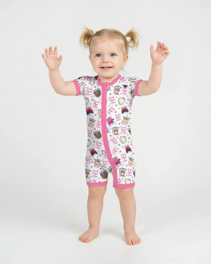 Christian Baseball Bamboo Shorty Zippy