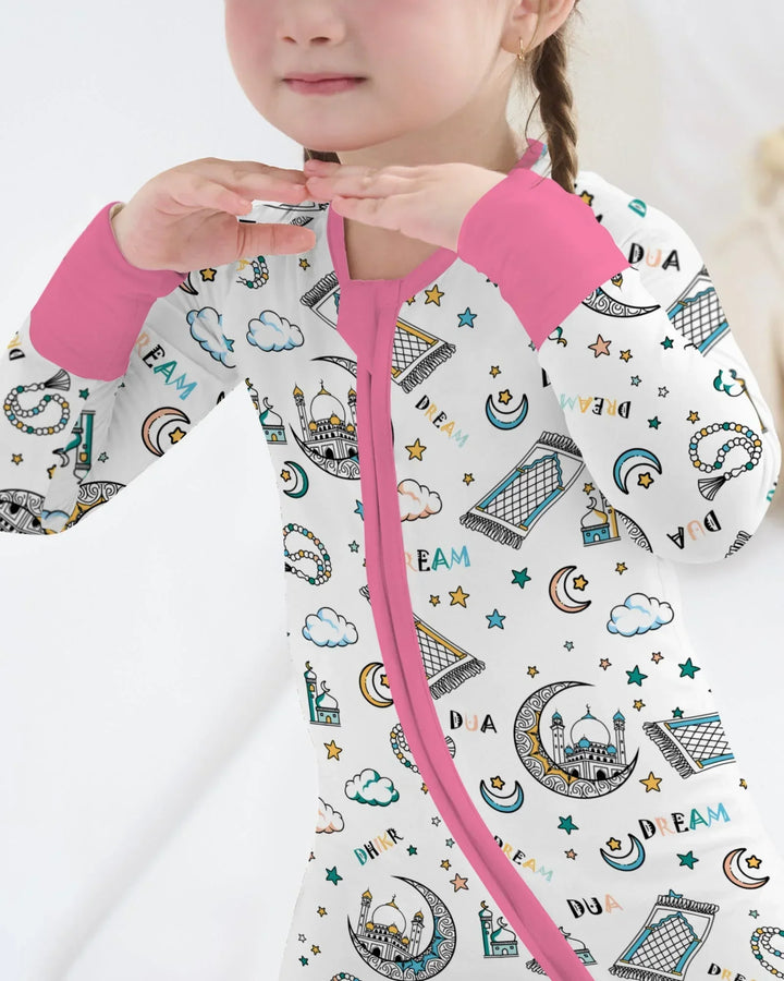 Dua, Dhikr, Dream Matching Family Bamboo Convertible Zippy