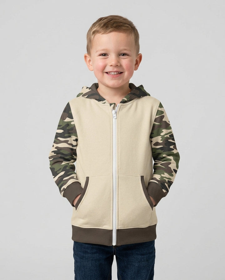 Back To School Monster Truck Dino Bamboo Zip Hoodie