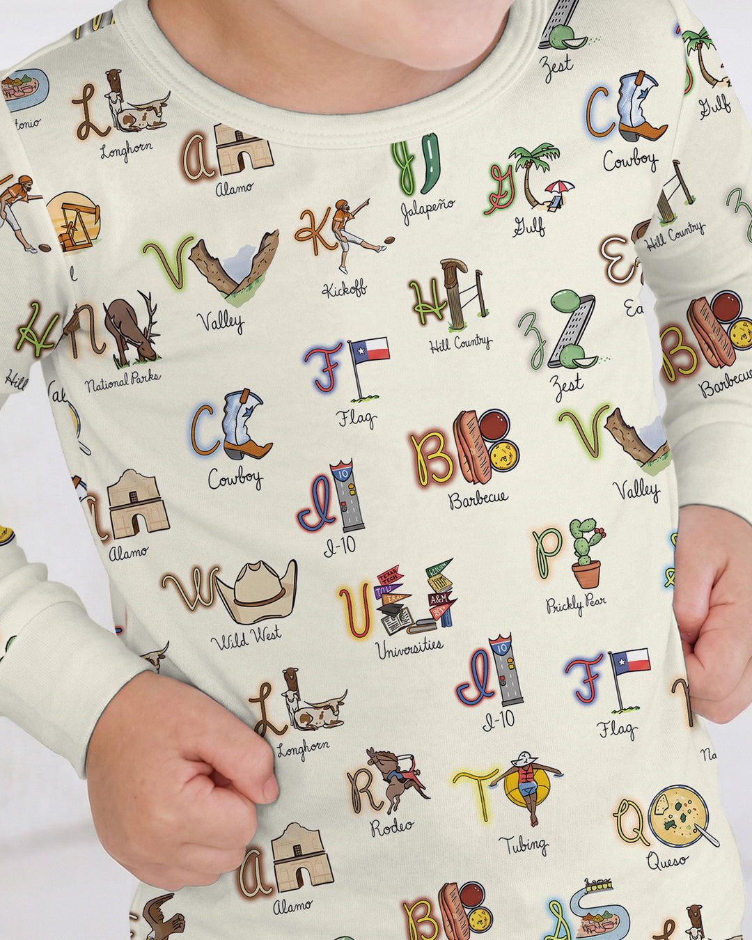 Template Bamboo Two Piece Long Sleeve Pyjamas Set