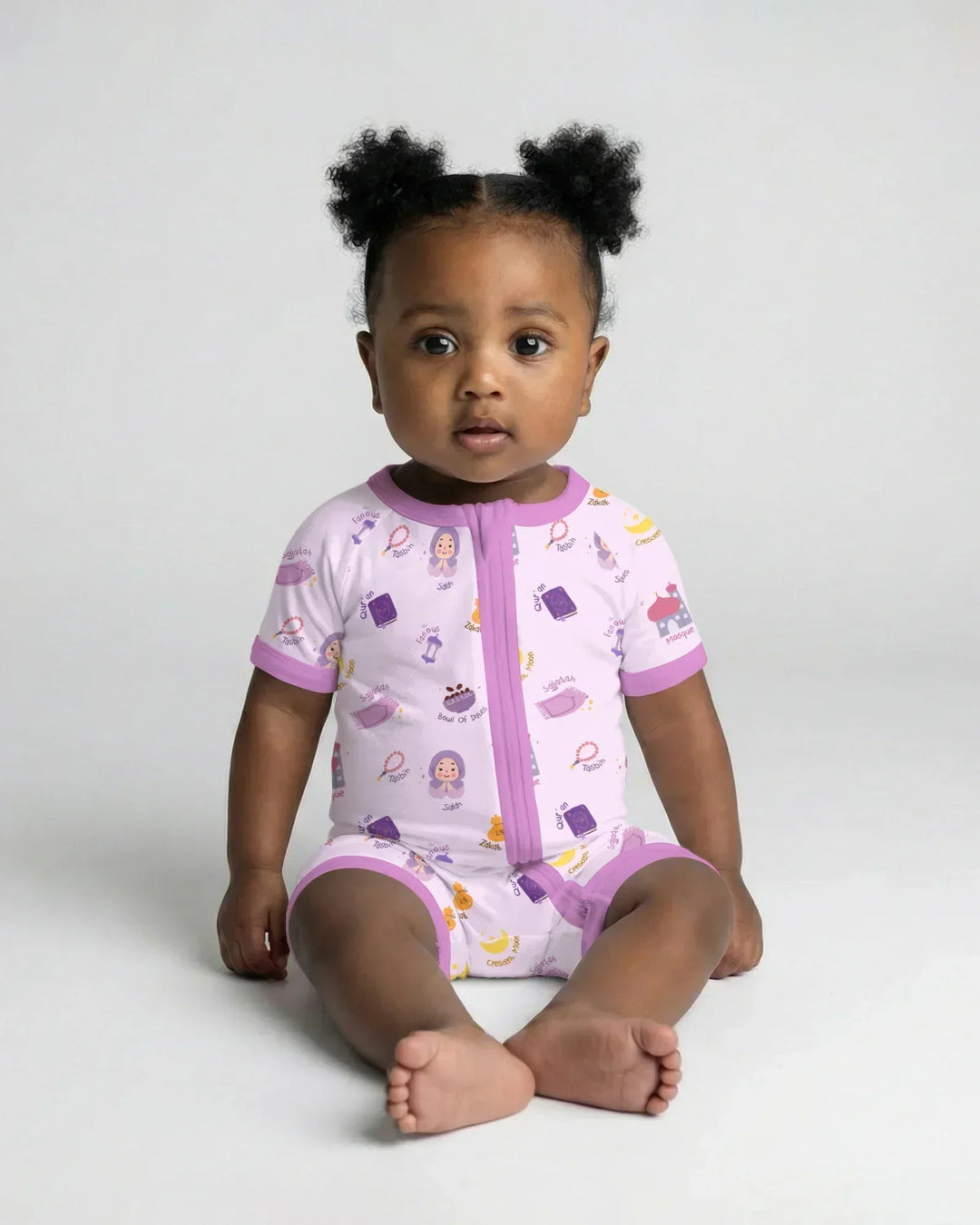 Cute Ramadhan Mubarak Bamboo Shorty Zippy