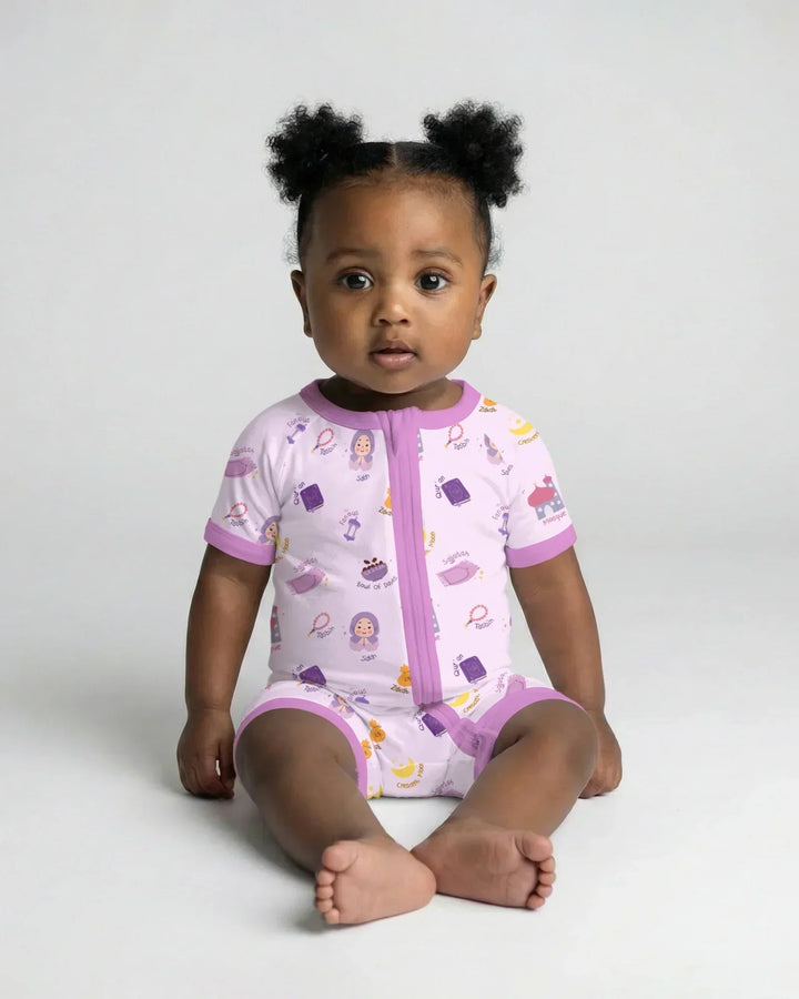 Cute Ramadhan Mubarak Bamboo Shorty Zippy