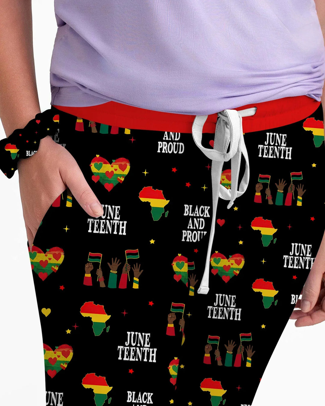 Juneteenth Black and Proud Bamboo Women Pajama Set