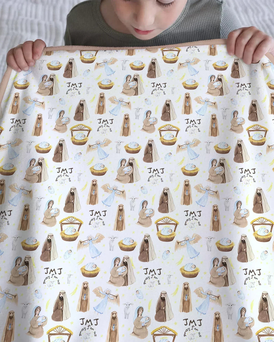 Holy Family Bamboo Blanket