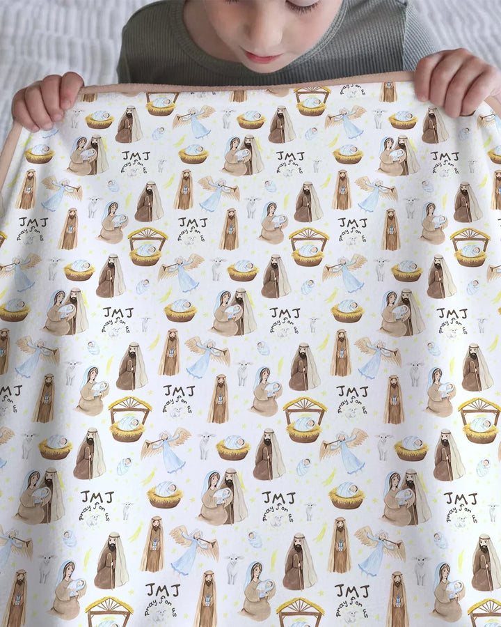 Holy Family Bamboo Blanket