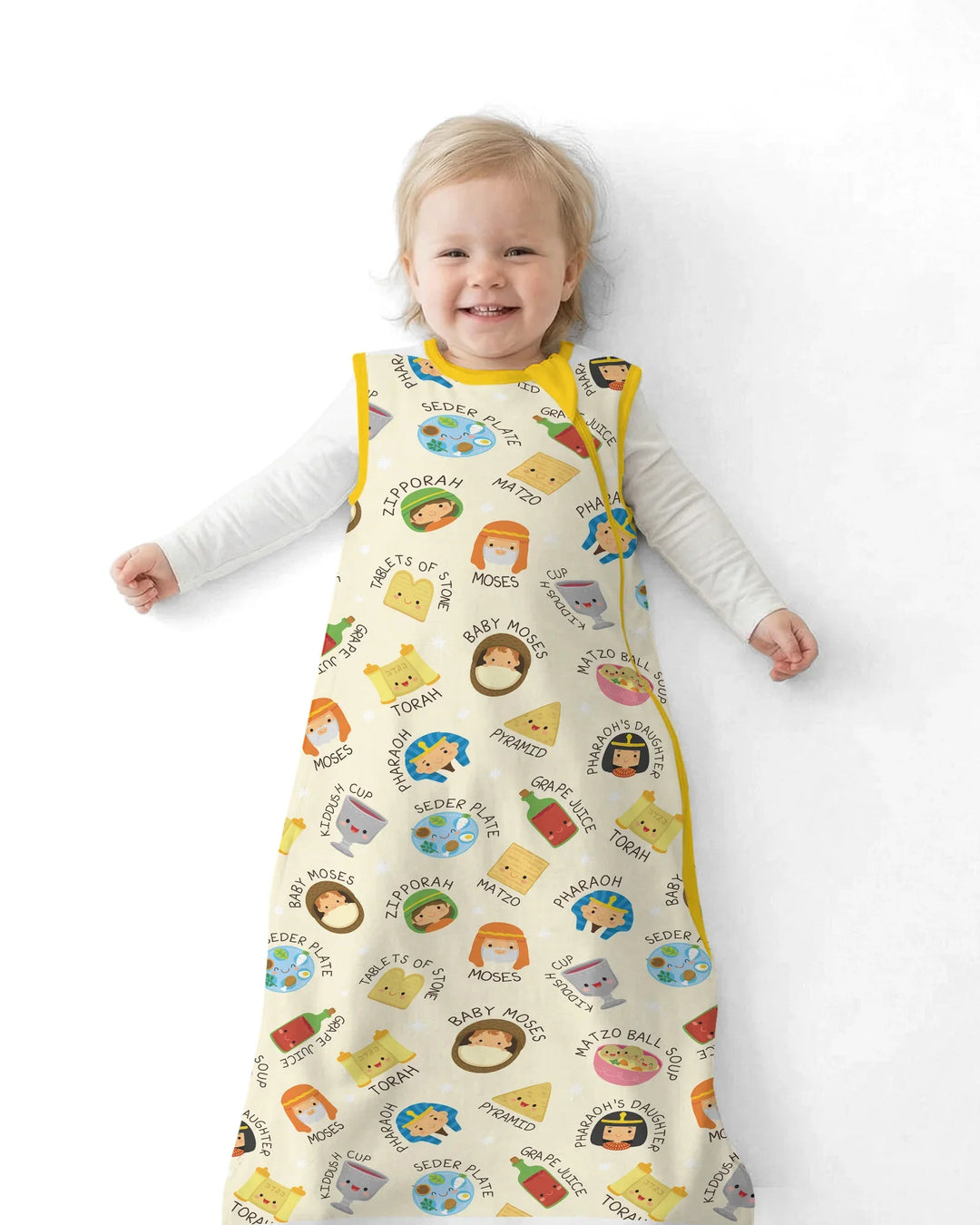 Cute Passover Characters Bamboo Sleep Bag