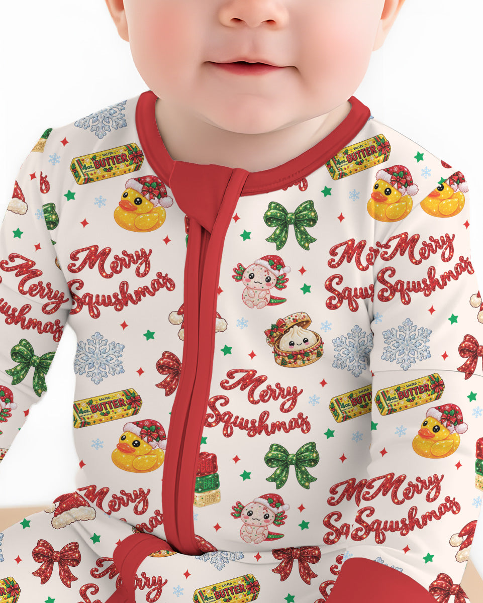 Merry Squishmas Bamboo Convertible Zippy