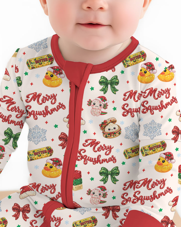 Merry Squishmas Bamboo Convertible Zippy