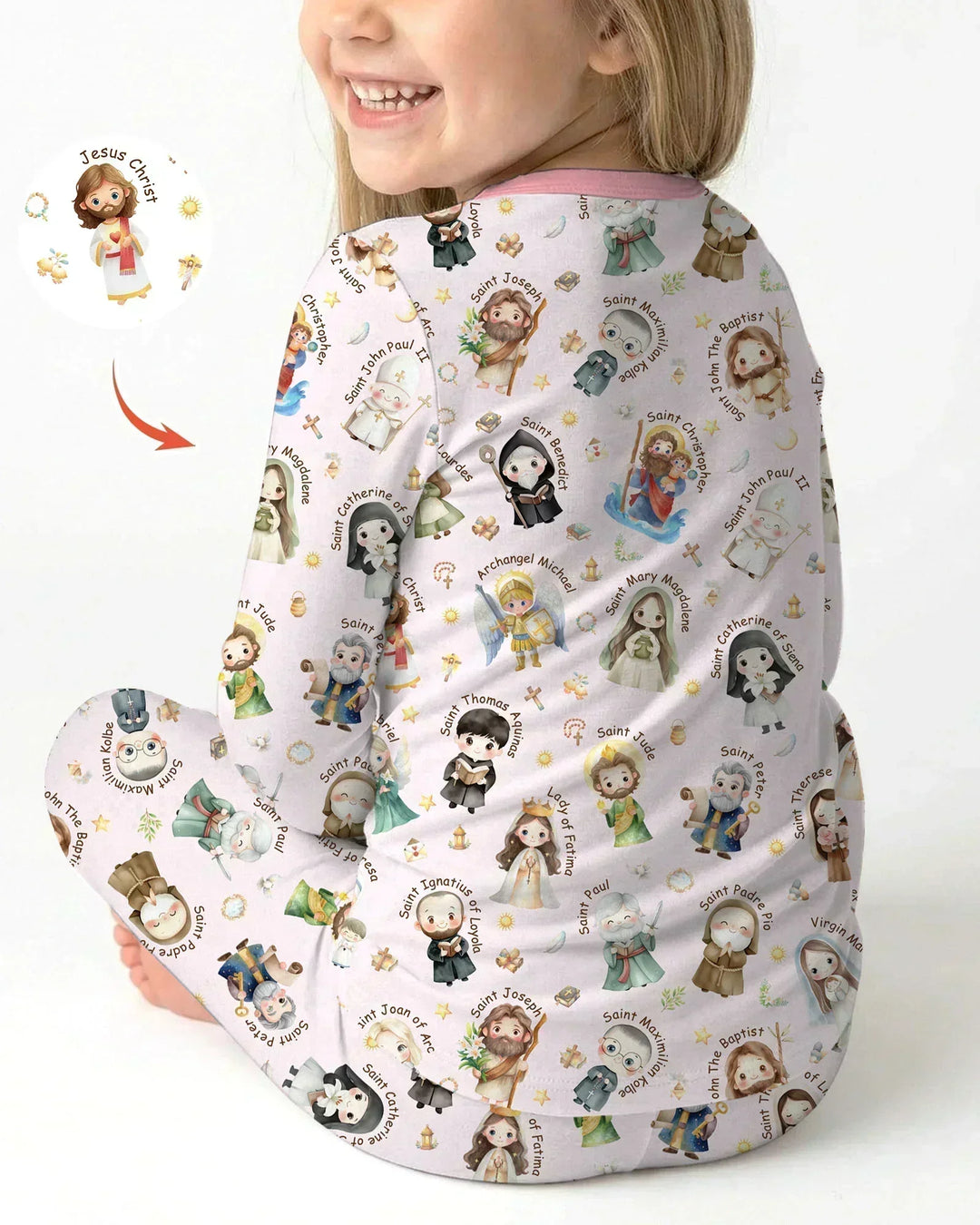 Little Saints Bamboo Two Piece Long Sleeve Pajama Set