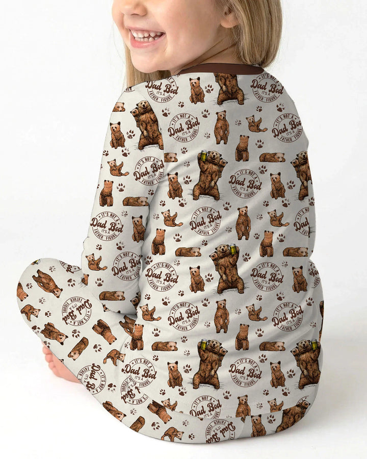 Daddy Bear It's Not A Dad Bod Bamboo Two Piece Long Sleeve Pajama Set