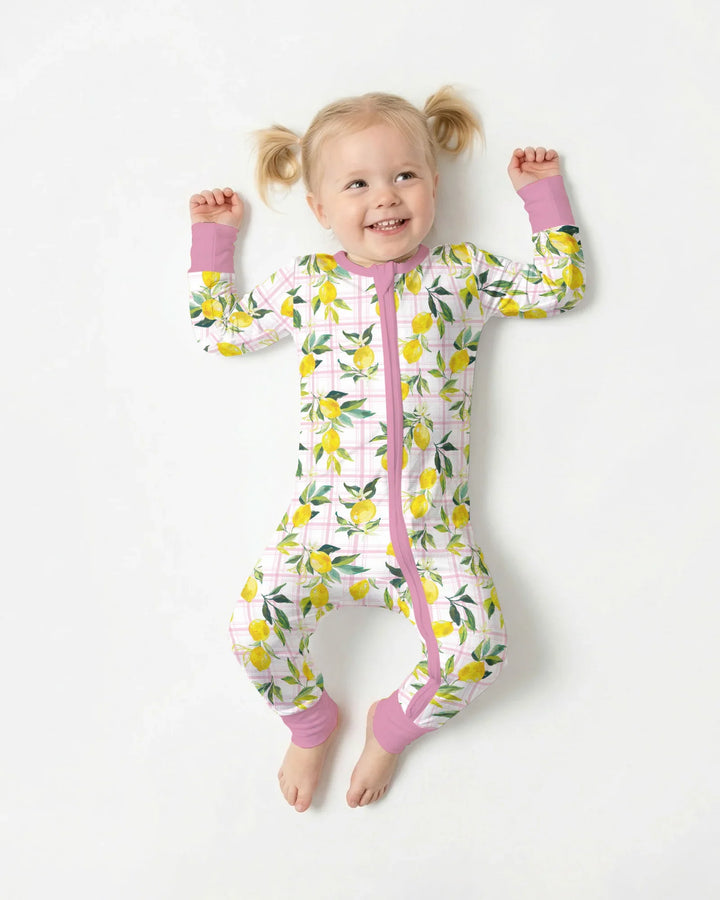 Mediterranean Lemons Family Matching Bamboo Convertible Zippy