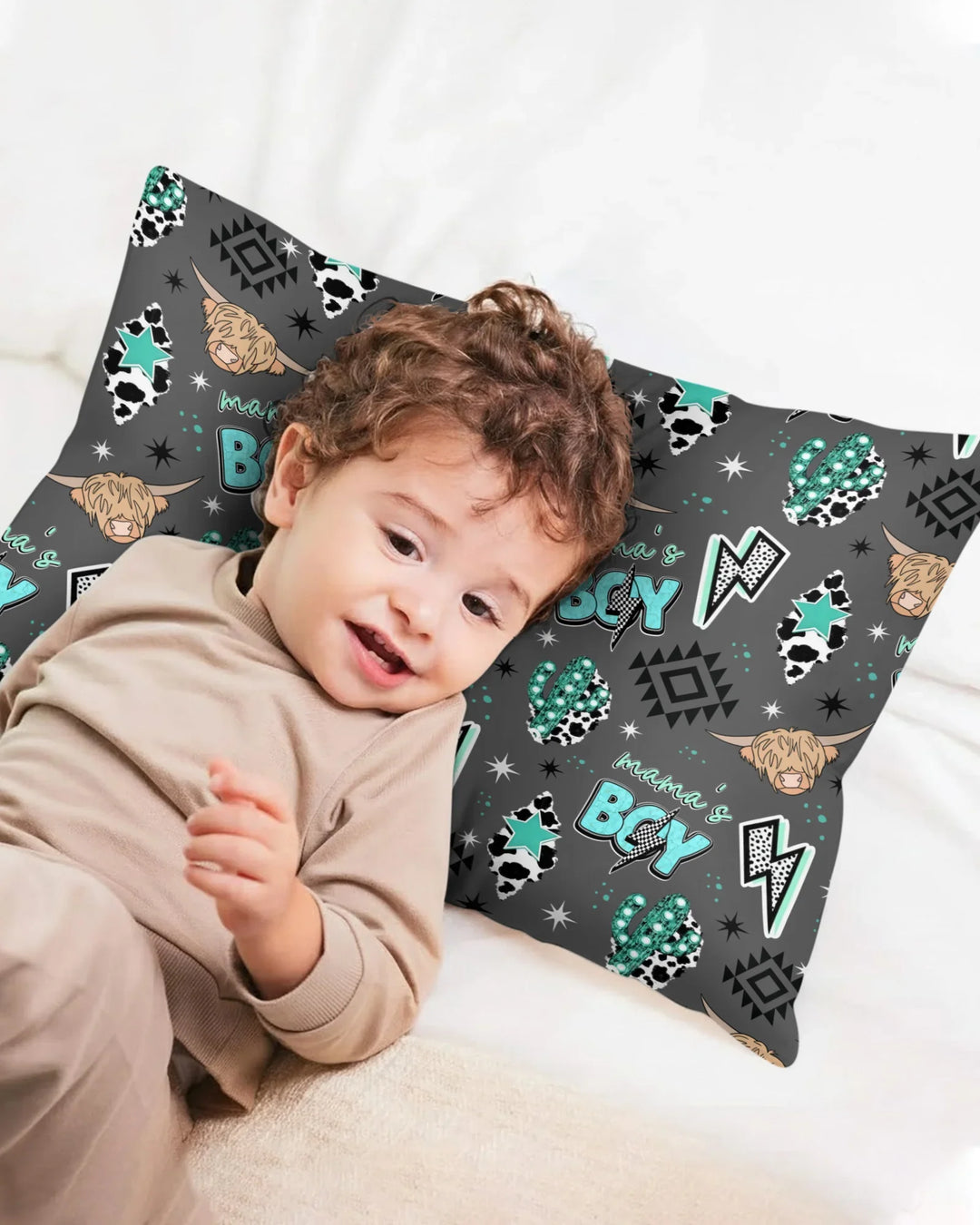 Western Mama & Me Matching Bamboo Pillow Case