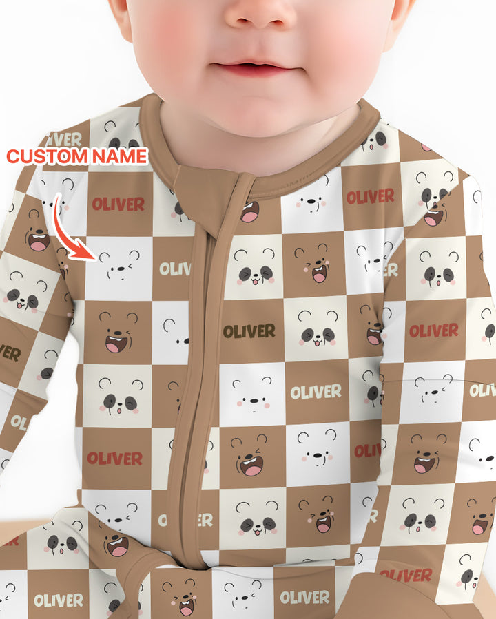 I Am Baby Bears Bamboo Convertible Zippy