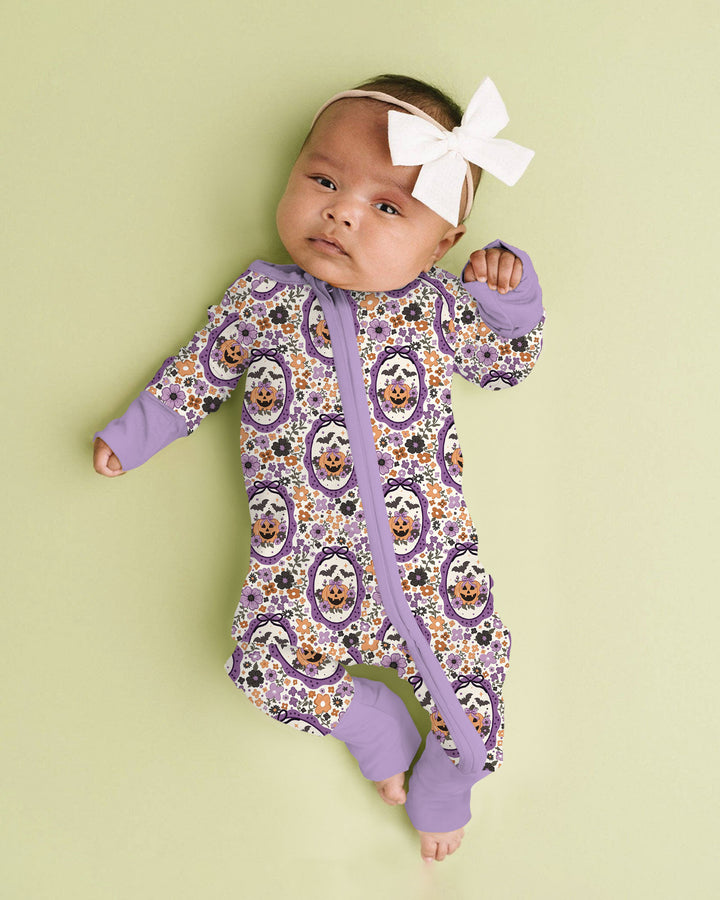 Pumpkin Cameo Garden Bamboo Convertible Zippy